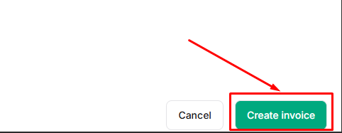 create invoice in Taskip