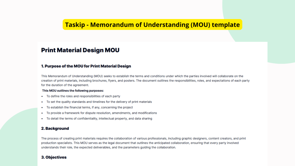 Print Material Design