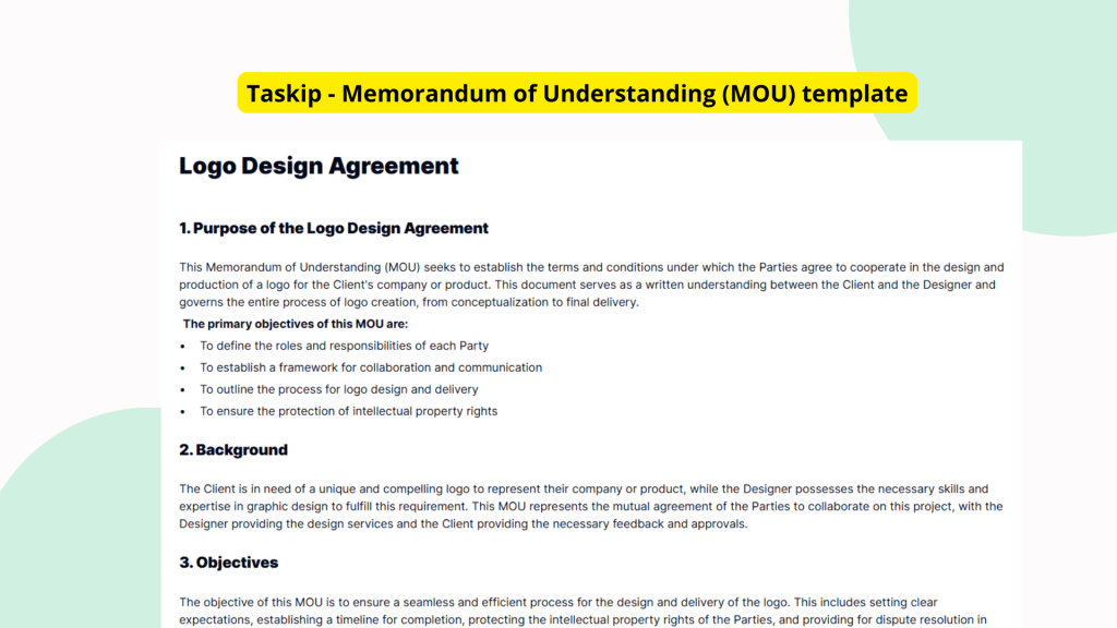Logo Design Agreement