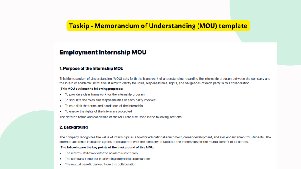 Employment Internship