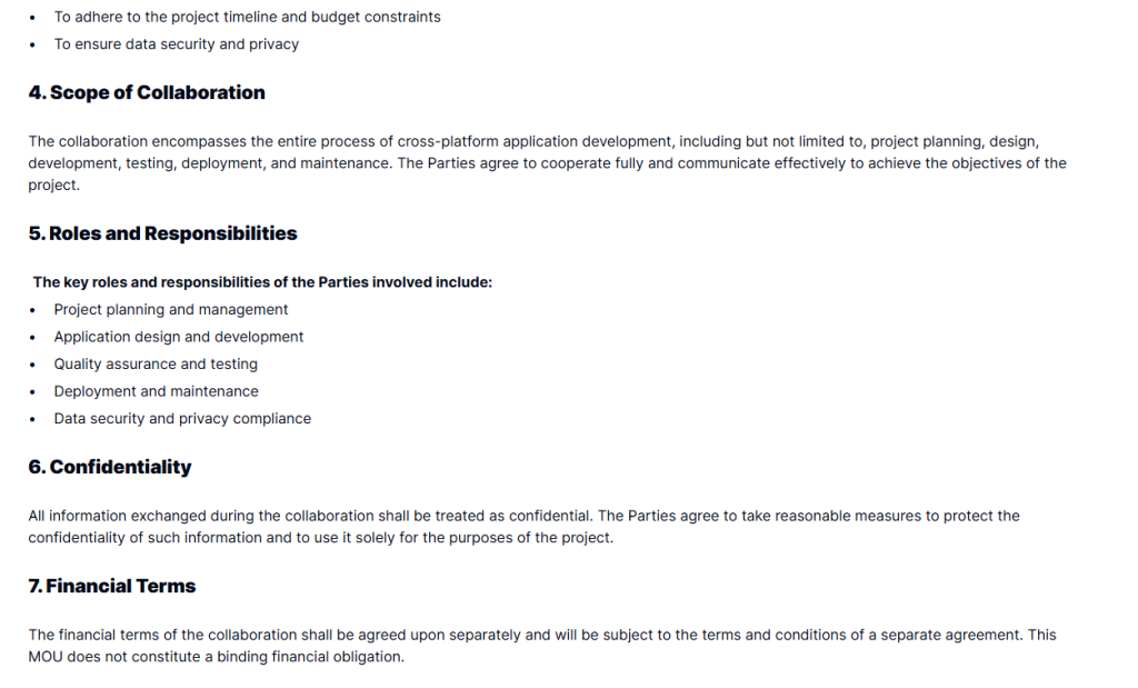 Cross-Platform App Development Template for MOUs  Taskip