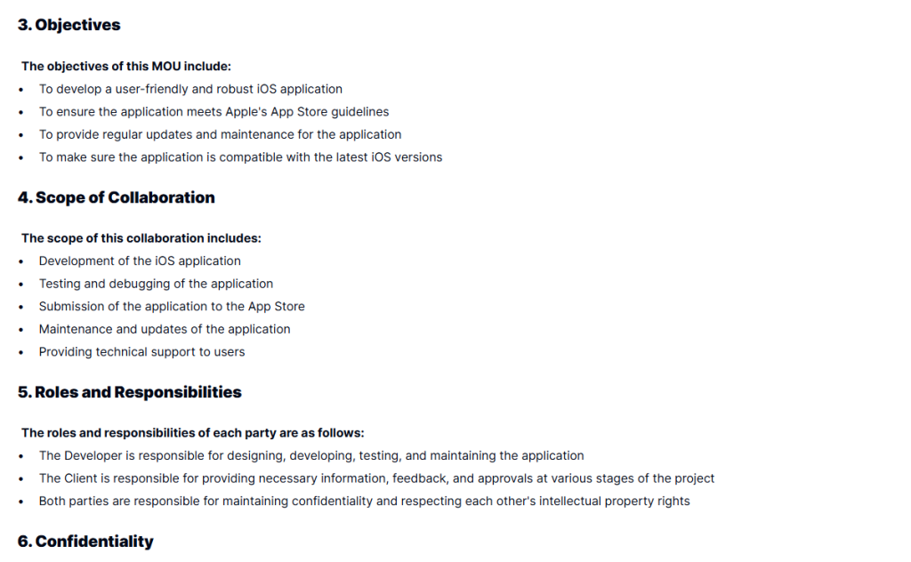 Download the iOS Development Agreement Template  Taskip