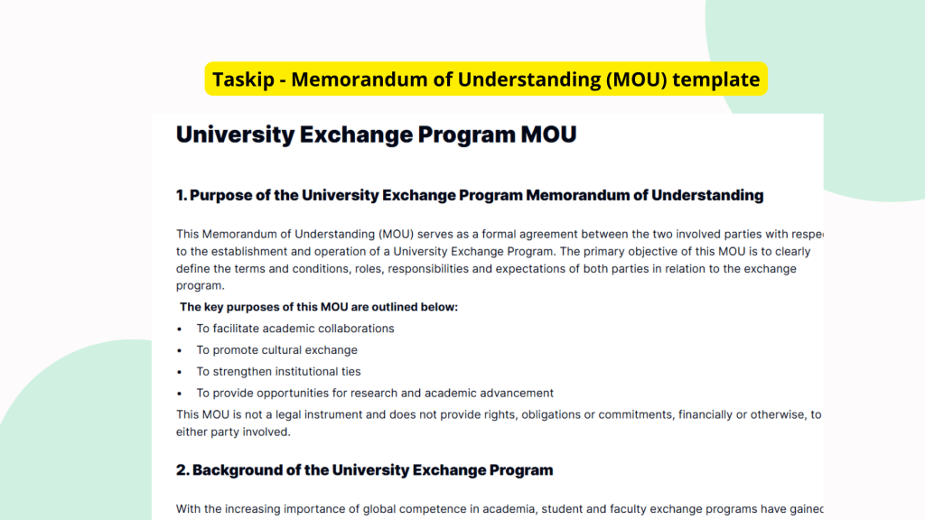 University Exchange Program