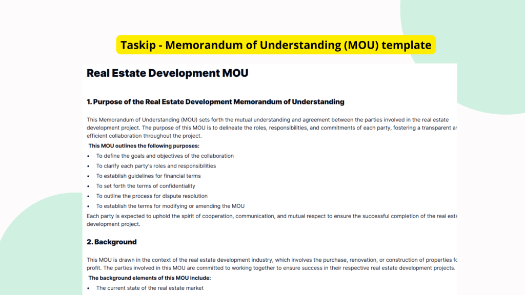 Real Estate Development