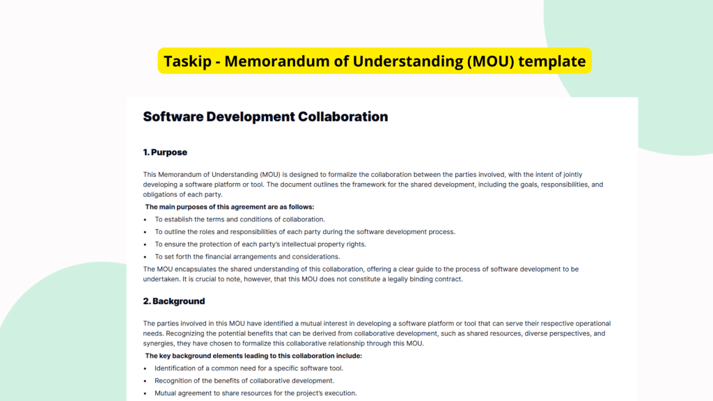 Software Development Collaboration