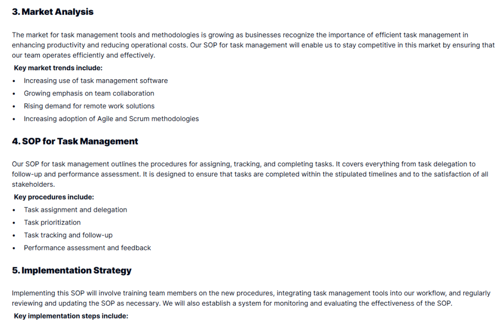Task Management SOP Template Consistent Processes Made Easy