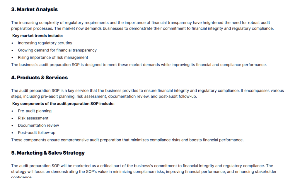 Audit Preparation SOP Template for Streamlined Audit Readiness