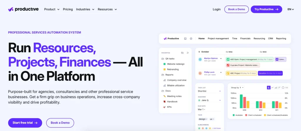 moxie alternative - productive.io