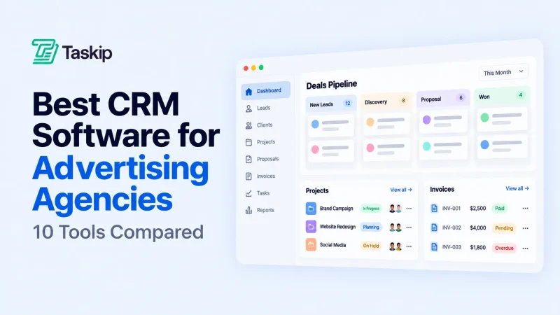 Best CRM Software for Advertising Agencies: 10 Tools Compared (2026)