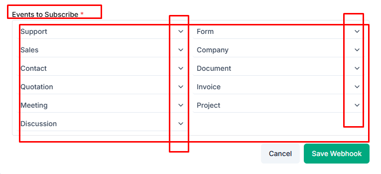 Taskip Webhook setting