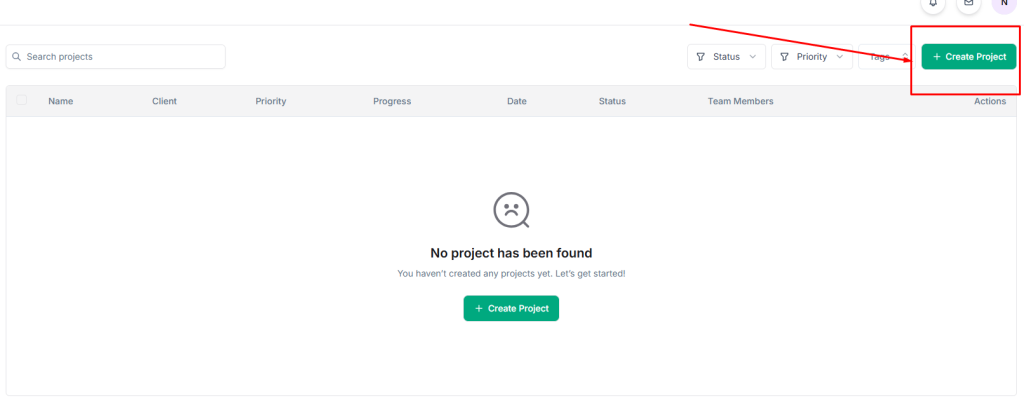 Taskip Project Create 