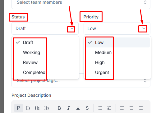 status update of Taskip project 