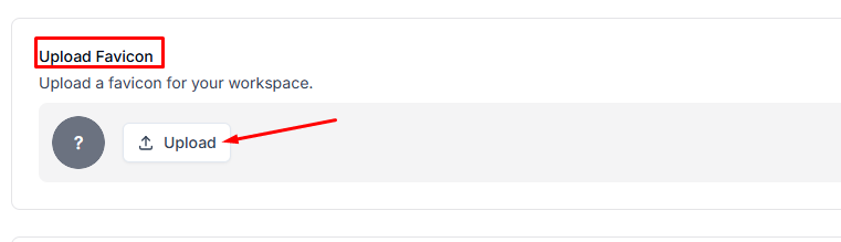 Upload Favicon in taskip 