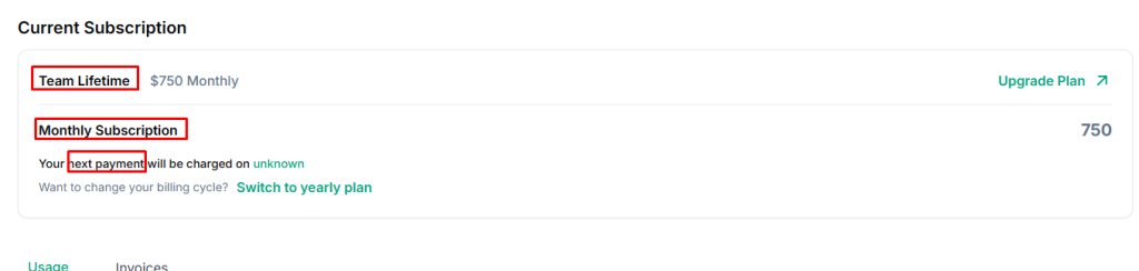 check taskip current subscription