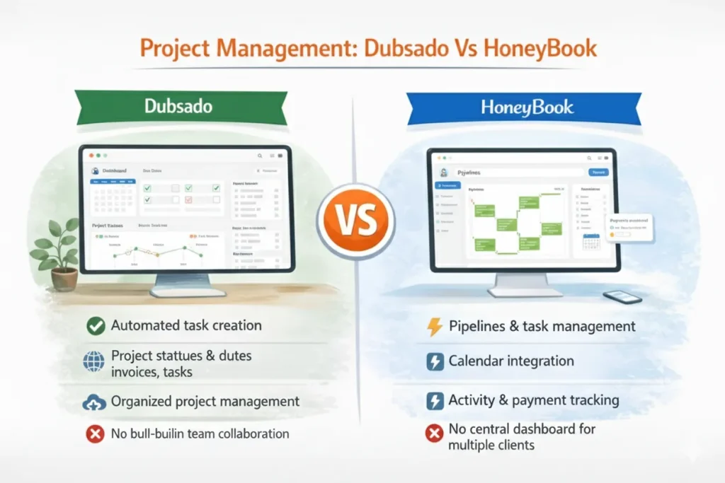 Project Management: Dubsado Vs HoneyBook