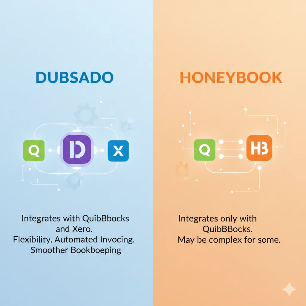 Accounting Integrations: Dubsado Vs HoneyBook
