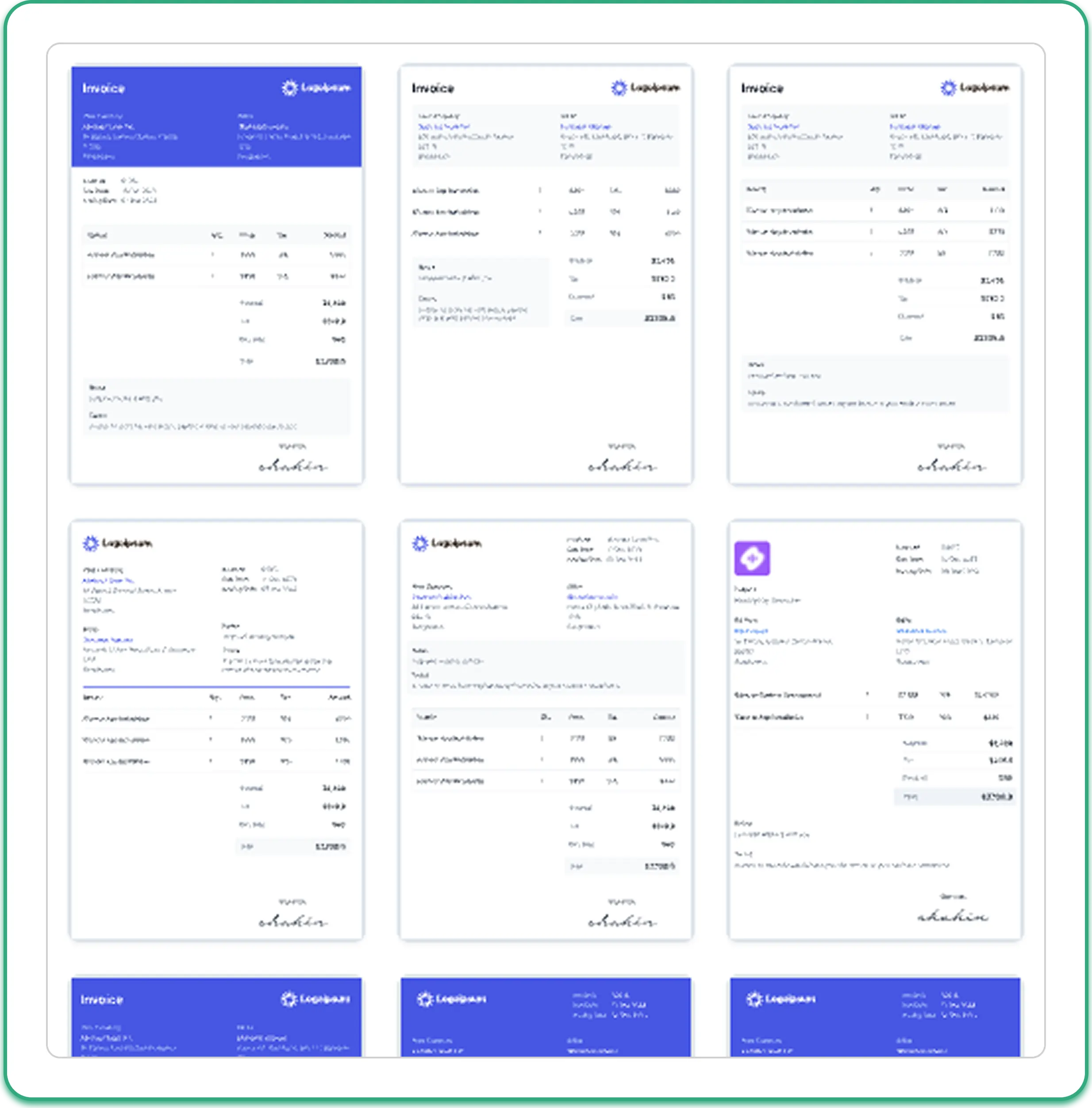 Choose from Professionally Designed Templates