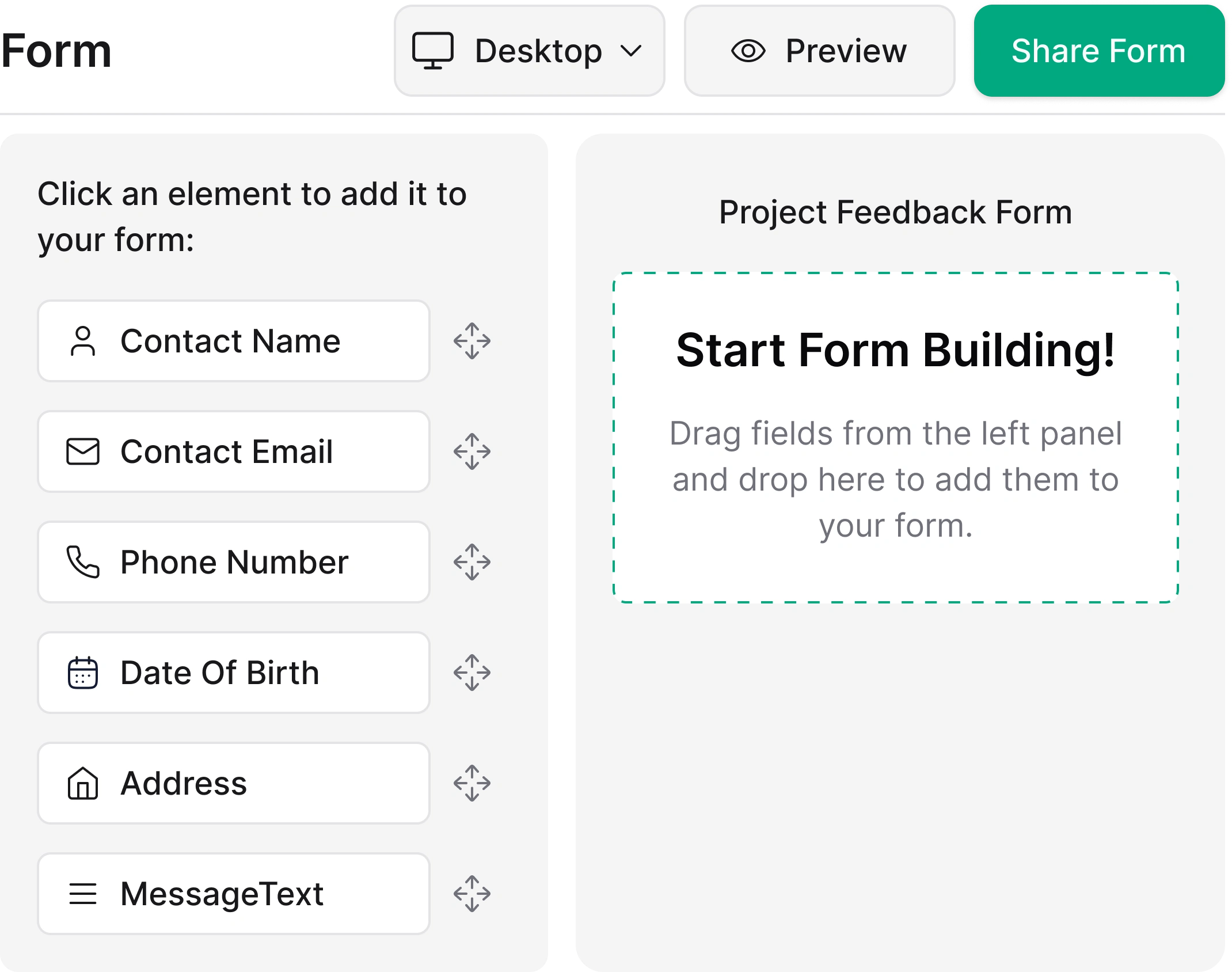 Create Your First Form in Seconds