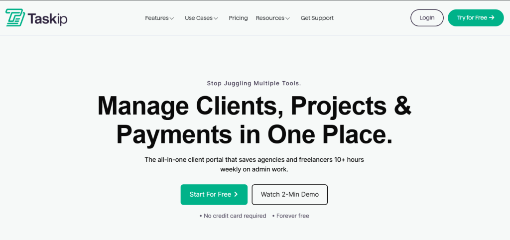 CRM With WhatsApp Integration: taskip