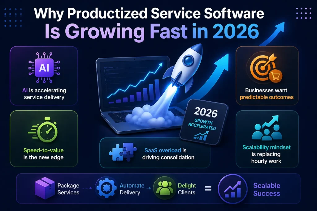 Why Productized Service Software Is Growing Fast 