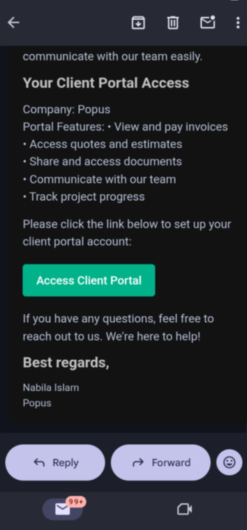 Auto Invitation Via Email