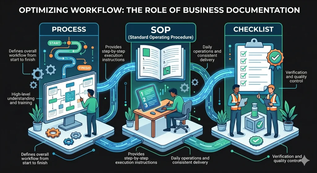 SOP vs. Process vs. Checklist