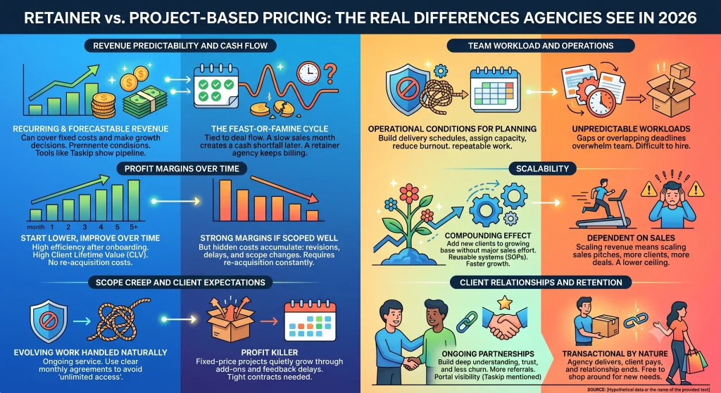 Retainer vs Project-Based Pricing