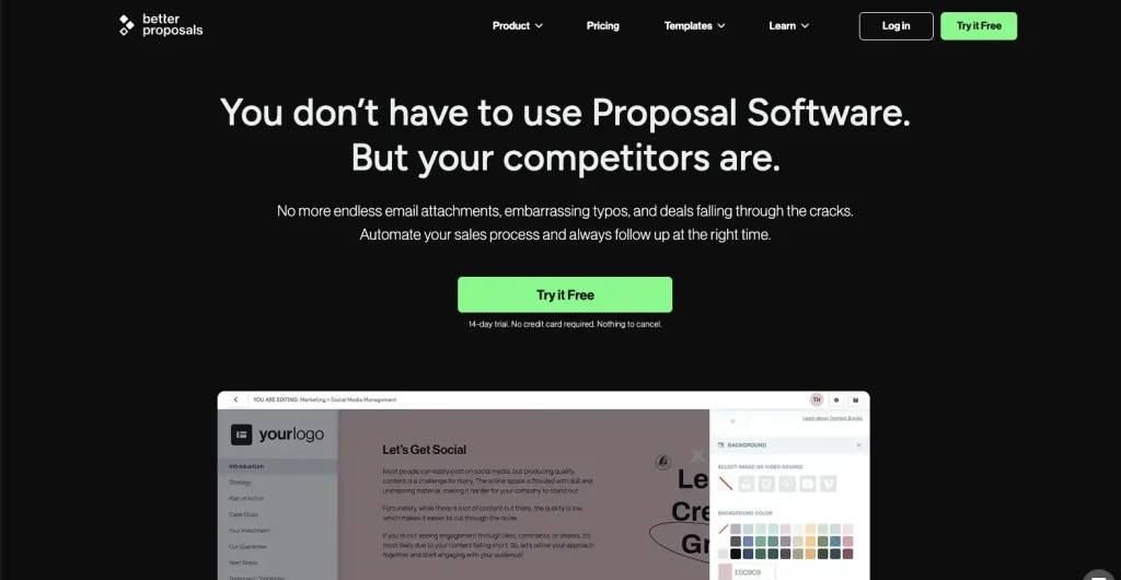 better proposal