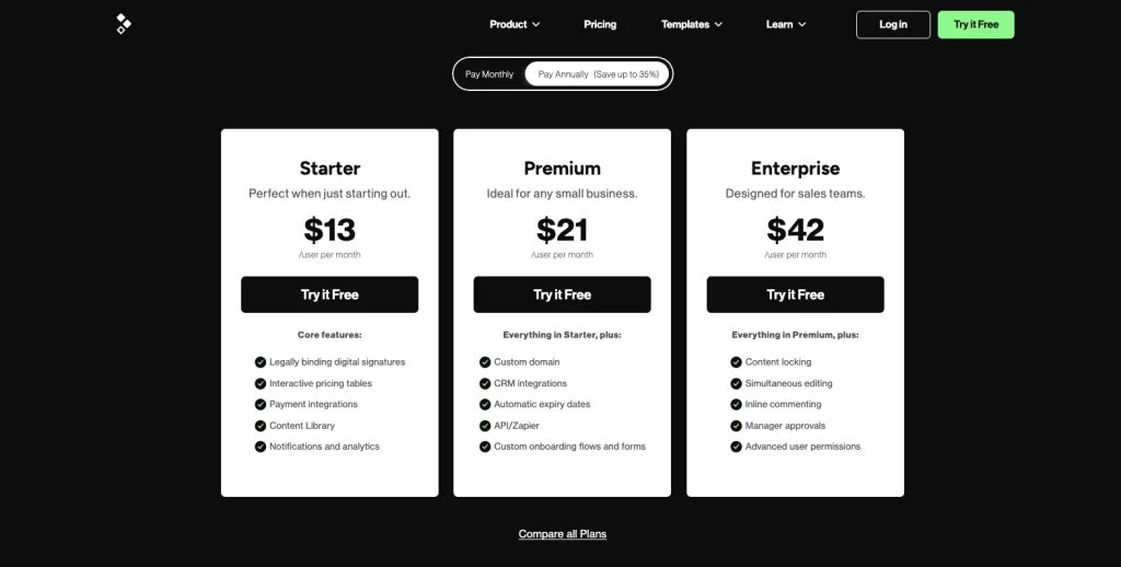 better proposal pricing