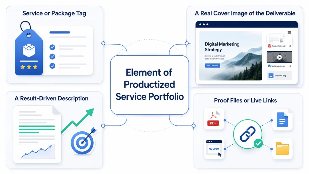 Elements of productized service portfolio