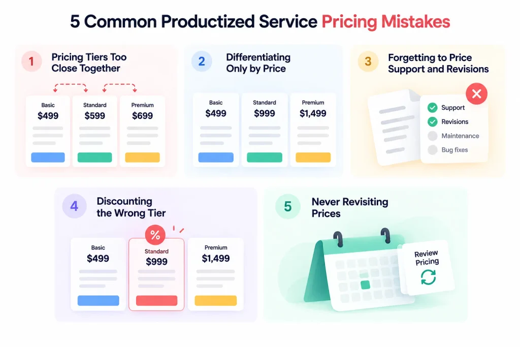 Common Productized Service Pricing Mistakes
