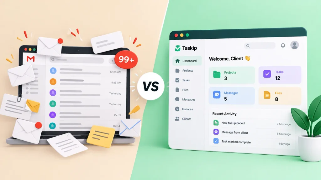 Email vs Client Portal
