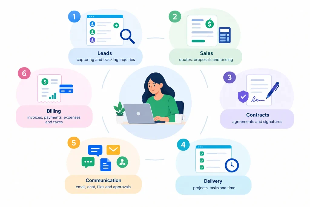 Freelancer Tech Stack 6 jobs to cover
