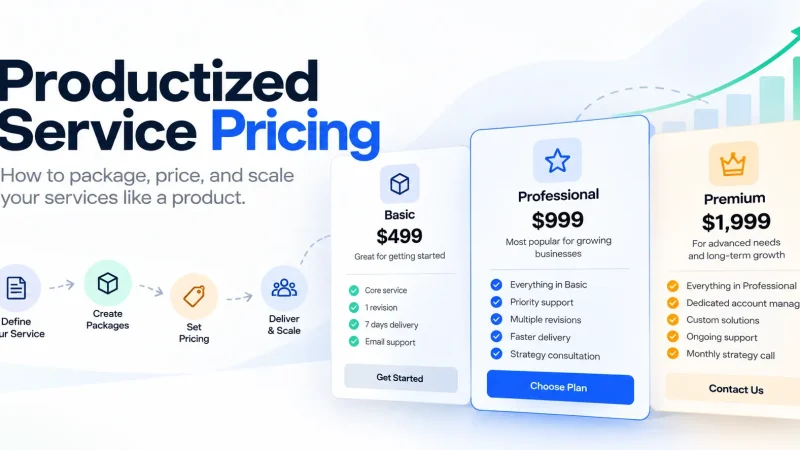 How to Price a Productized Service: 7 Proven Steps (Without Guessing)