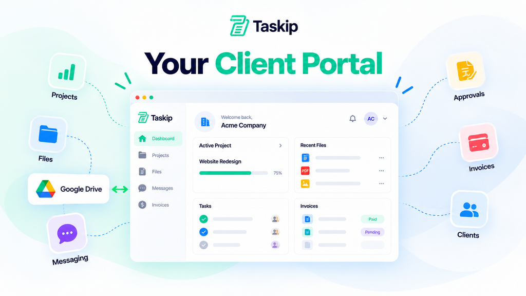 Taskip Client Portal