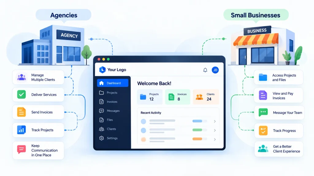 Why Do Agencies and Small Businesses Use a White Label Client Portal?